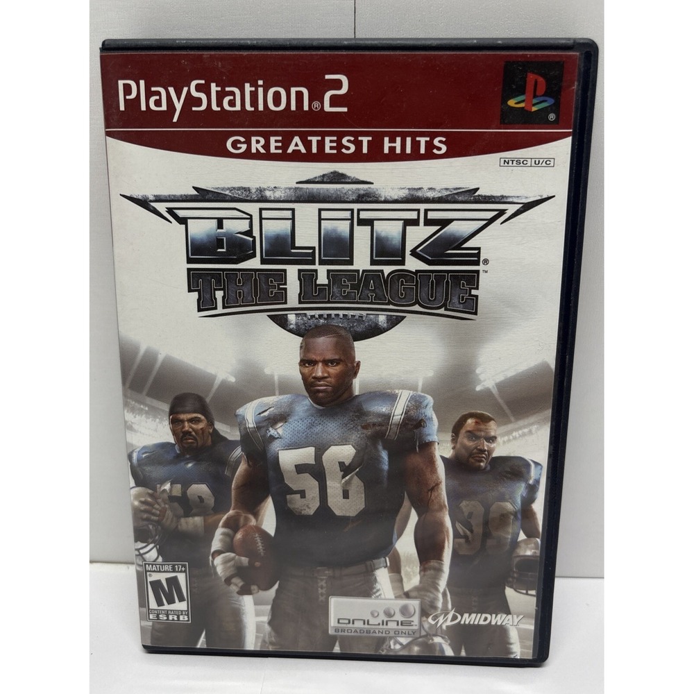 Blitz: The League (Sony PlayStation 2, 2005) PS2‎ With Manual